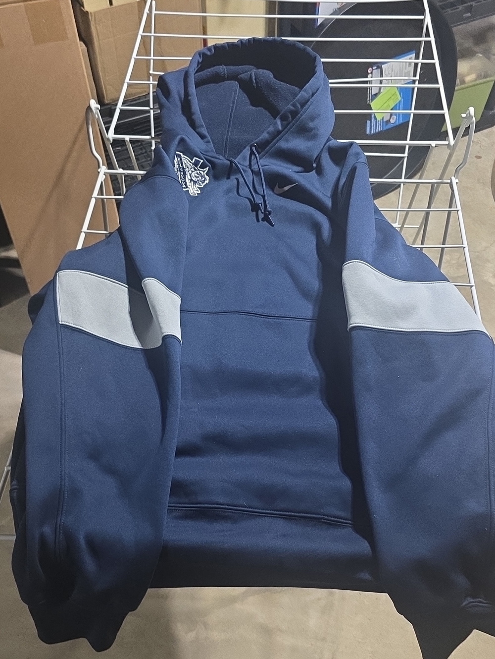 Mens Nike Villanova Blue/gray Hoodie XXL